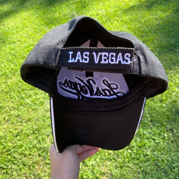Black Embroidered Las Vegas Hat - Picture 7 of 10